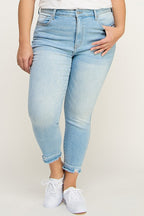 Artemis Vintage Plus High Rise Crop Skinny Jeans – Chic Flattering Fit