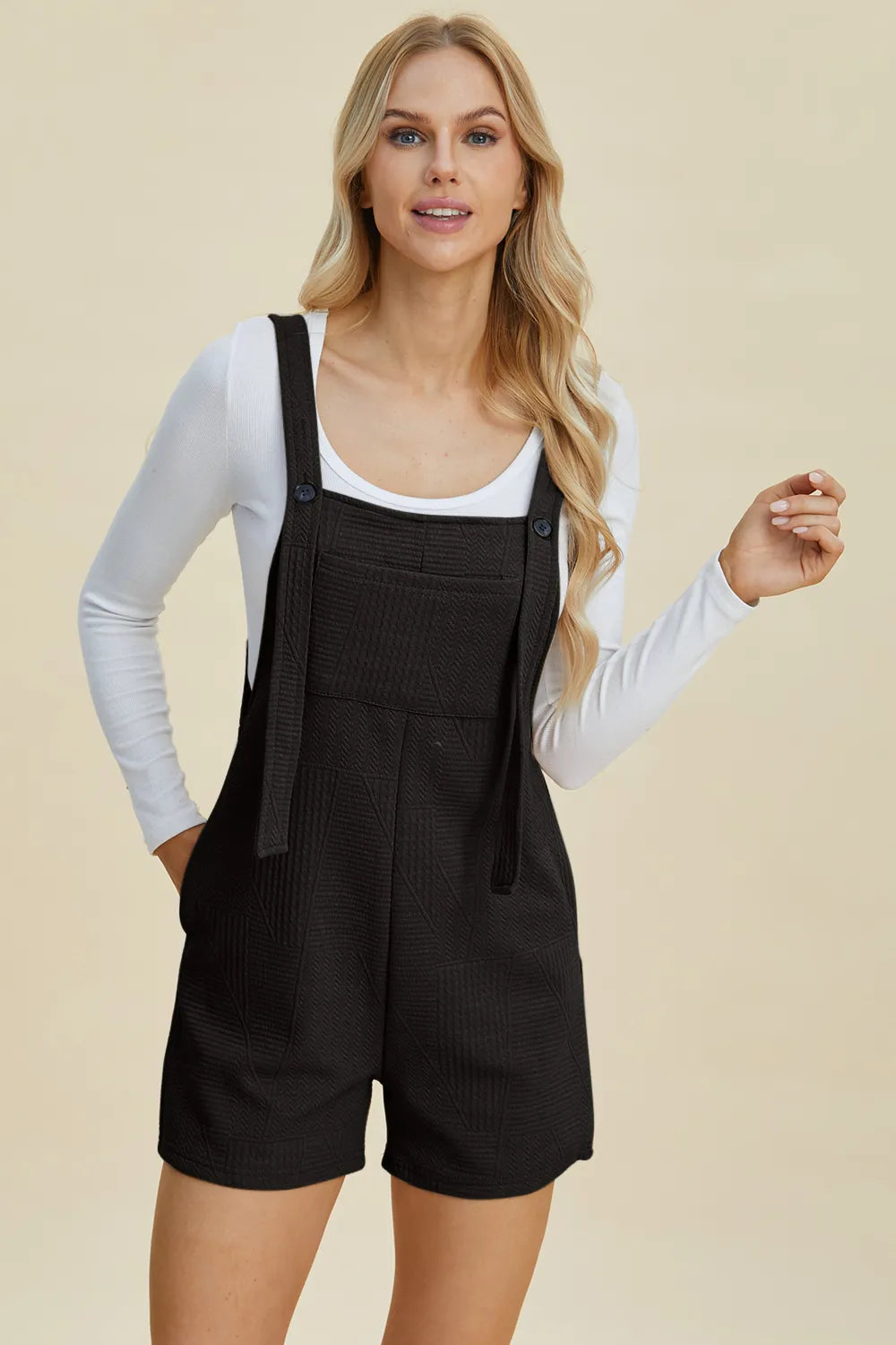 Textured Sleeveless Romper – Lightweight, Stylish & Summer-Ready