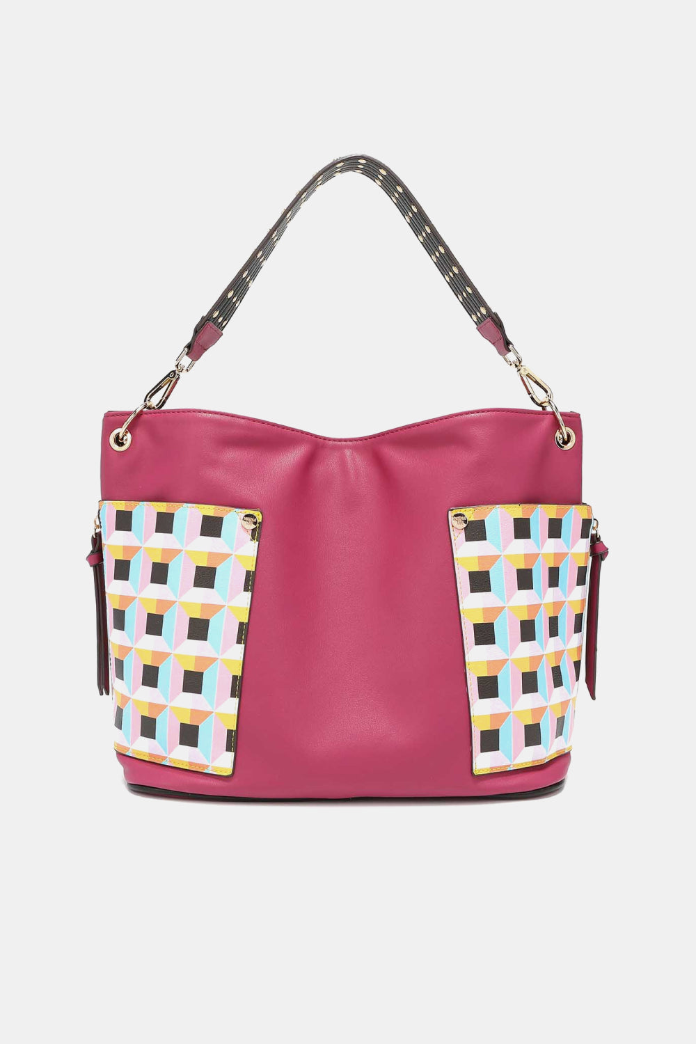 Nicole Lee 3-Piece Bag Set – Shoulder, Crossbody & Heart Coin Pouch
