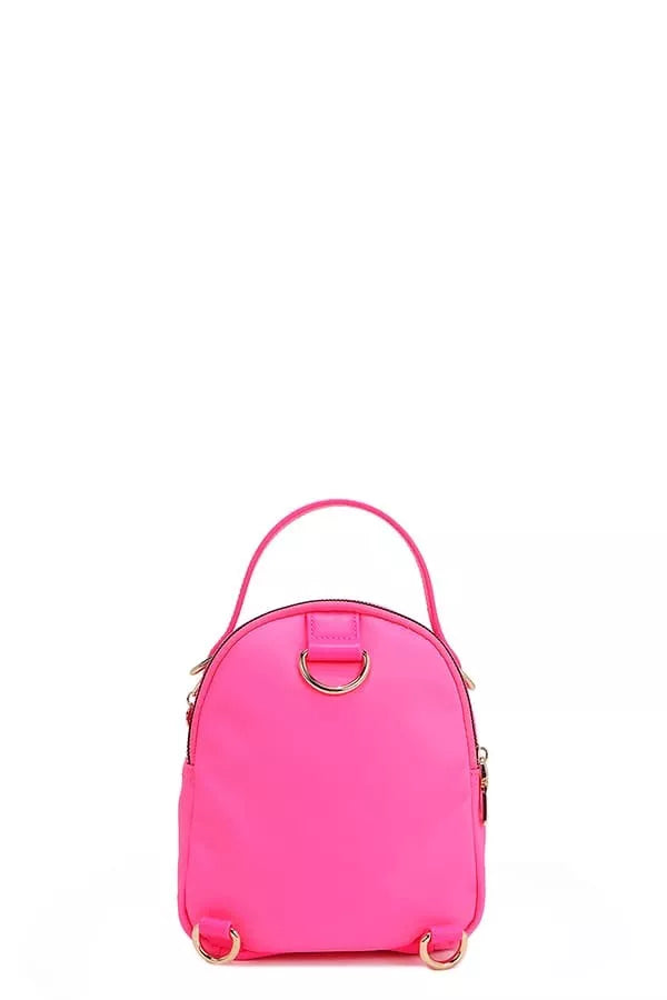 Embroidered Travel Patch Bag | Multi-Way Backpack, Crossbody & Handbag