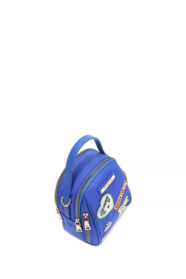 Embroidered Travel Patch Bag | Multi-Way Backpack, Crossbody & Handbag