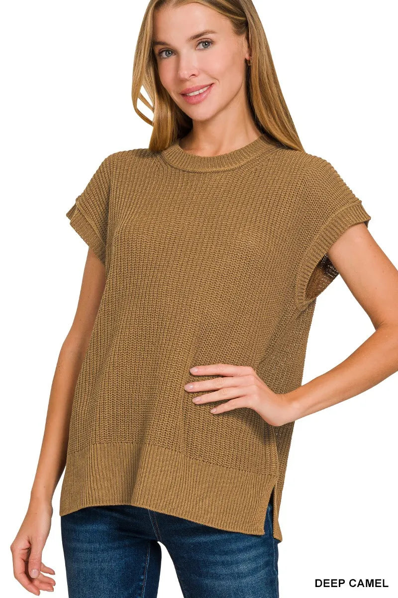 Oversized Crew Neck Sweater – Cozy Relaxed Fit for Effortless Style