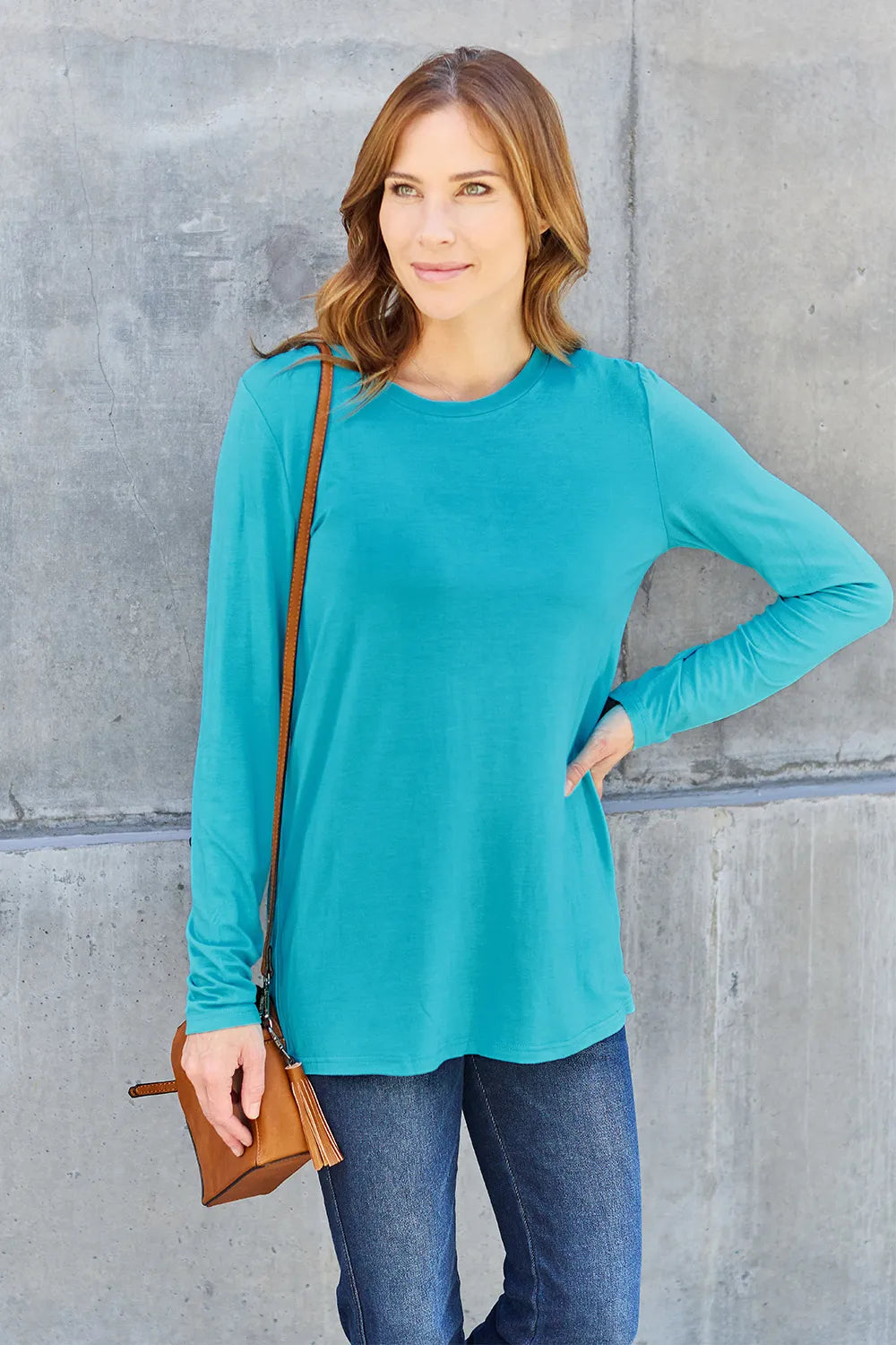 Round Neck Long Sleeve Top – Classic, Comfy & Versatile