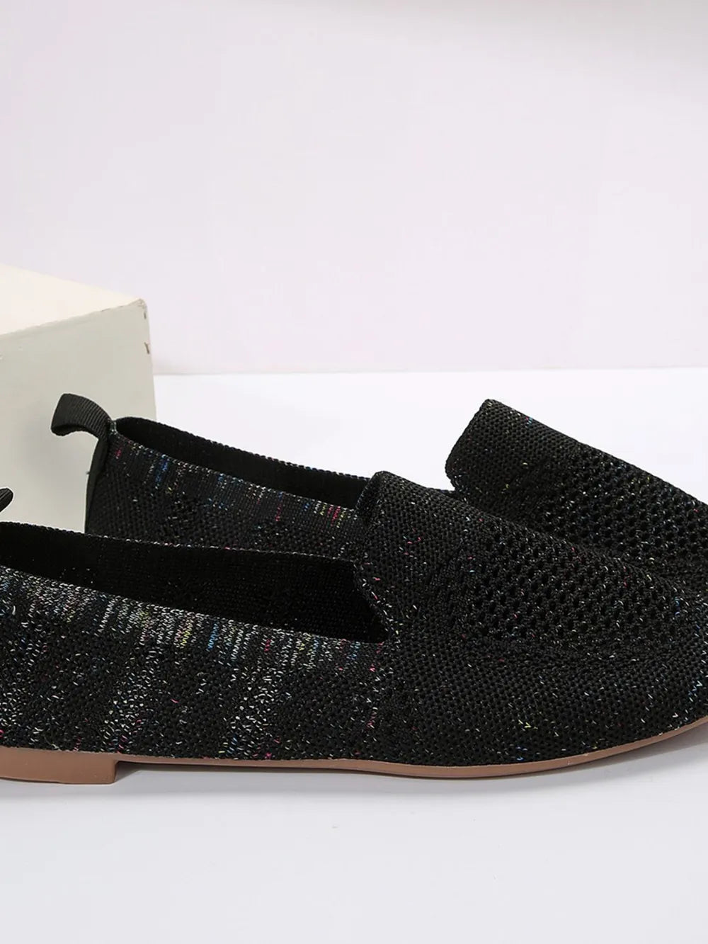 Square Toe Flat Slip-Ons – Chic Comfortable Everyday Shoes