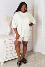3/4 Sleeve Top & Shorts Set – Stylish, Comfy & Versatile