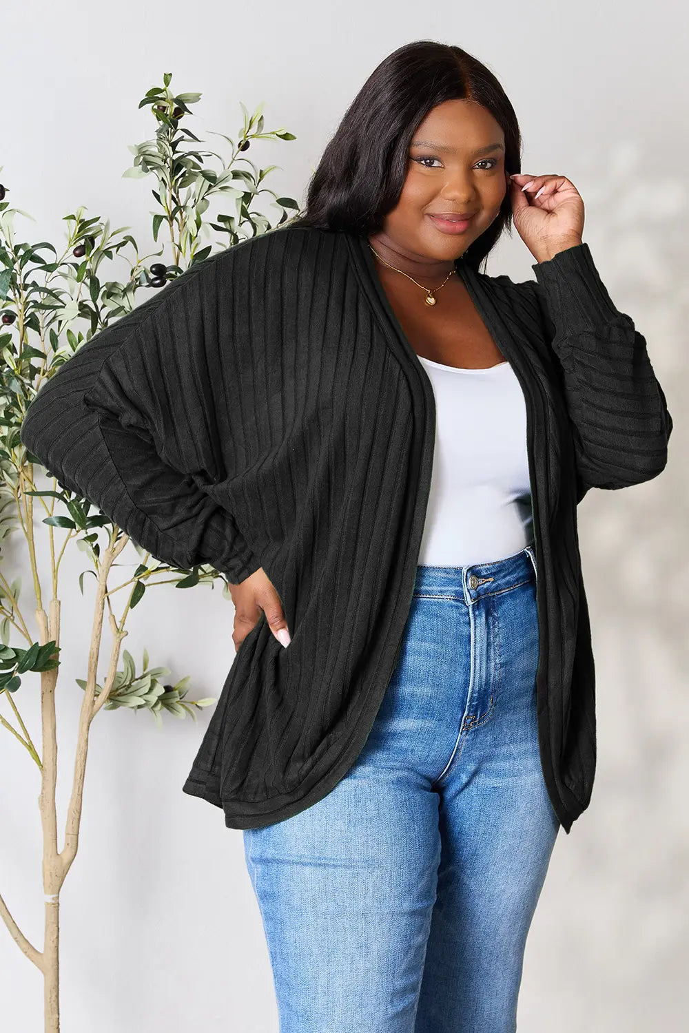 Ribbed Cocoon Cardigan – Cozy, Stylish & Effortless Layering