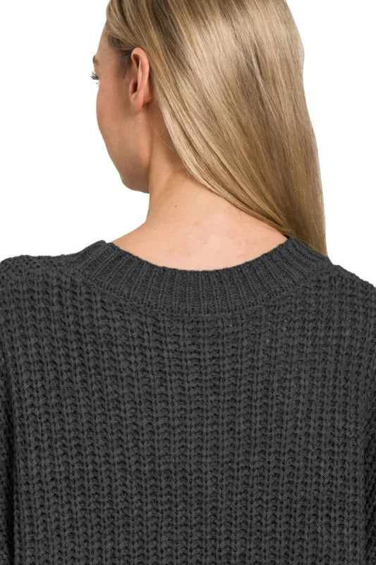 Short Sleeve Round Neck Sweater Lightweight Knit for Any Season
