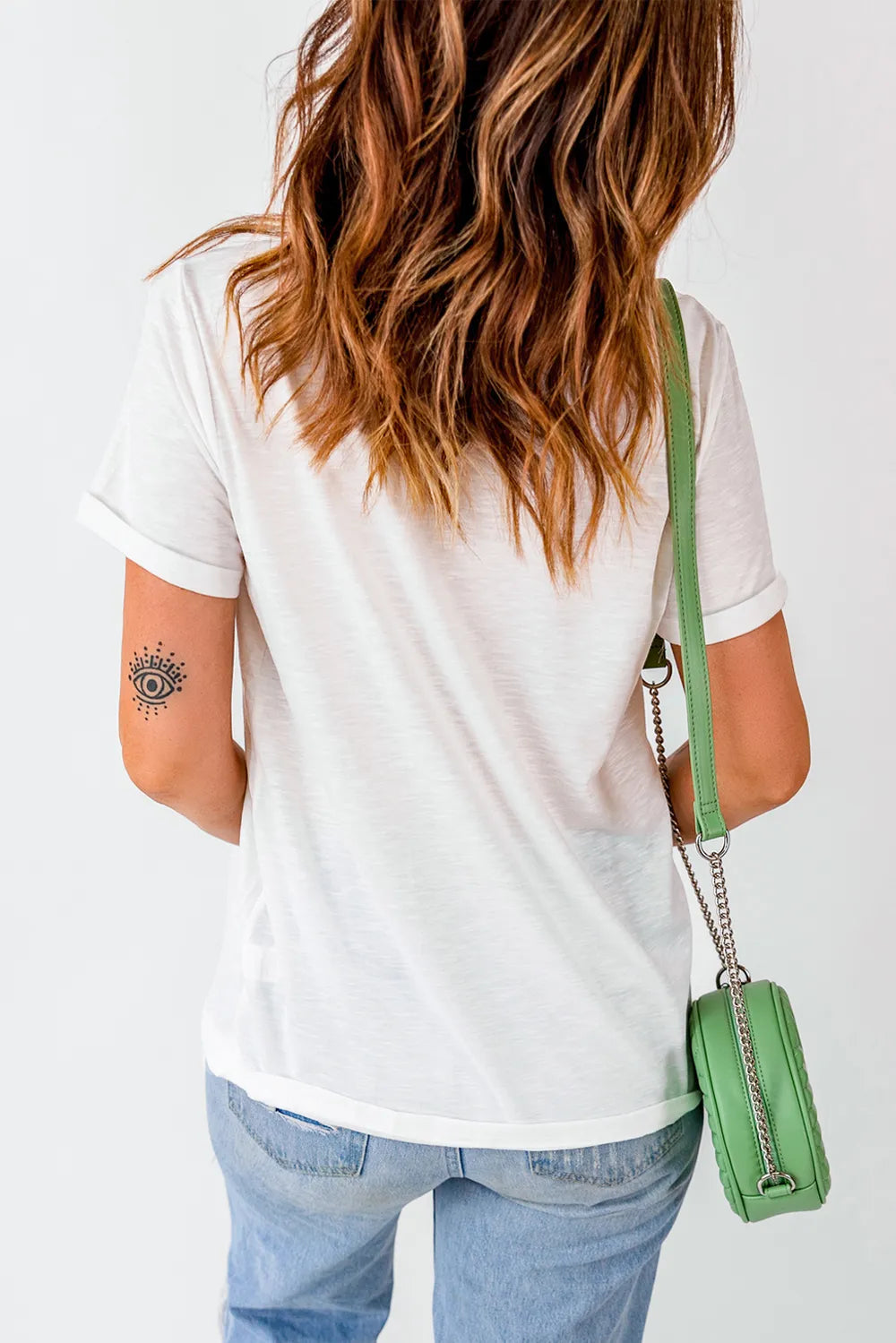 Western Graphic Round Neck Short Sleeve T-Shirt – Casual & Trendy