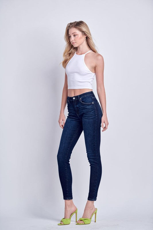 Artemis Vintage High Rise Full Length Skinny Jeans – Sleek Fit