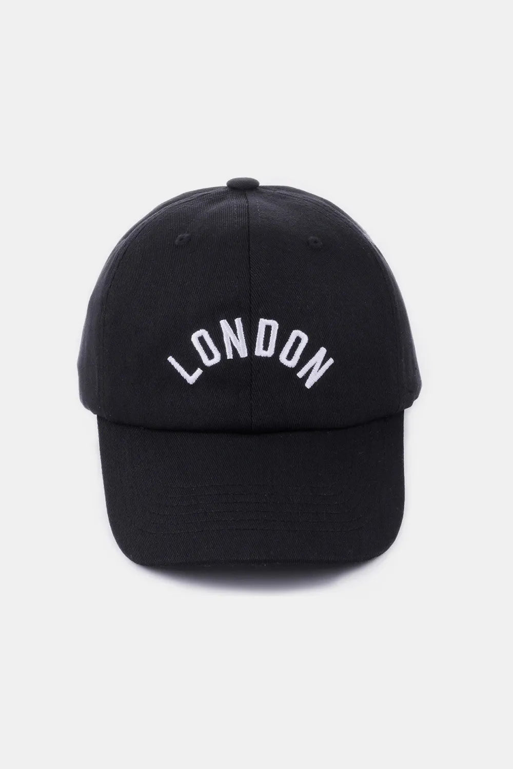 Embroidered City Baseball Cap – Trendy Adjustable Urban Style