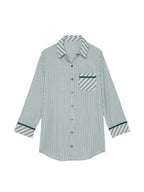 Striped Long Sleeve Button-Up Shirt – Classic Casual Chic