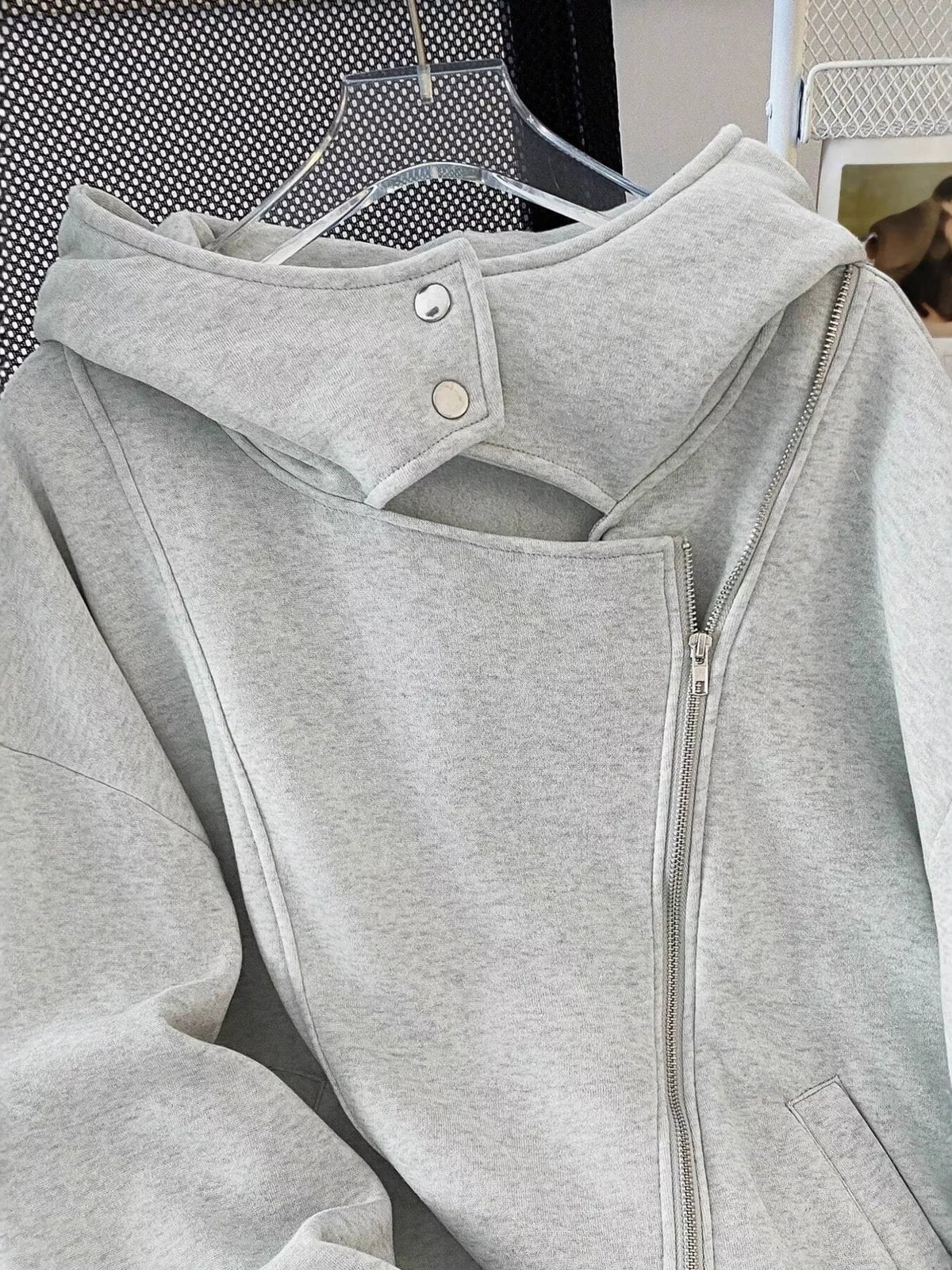 Zip Up Long Sleeve Hoodie – Classic Casual Everyday Layer