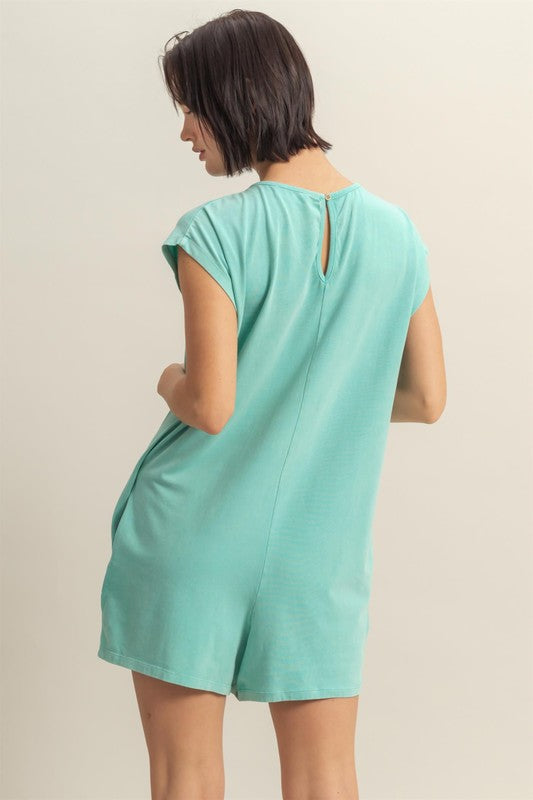 HYFVE Round Neck Cap Sleeve Relaxed Fit Breezy Romper