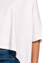 Zenana Premium Cotton Oversized Round Neck Boxy T-Shirt – Soft & Relaxed Style