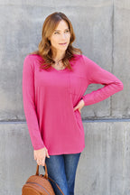 V-Neck Long Sleeve Top – Classic, Flattering & Versatile