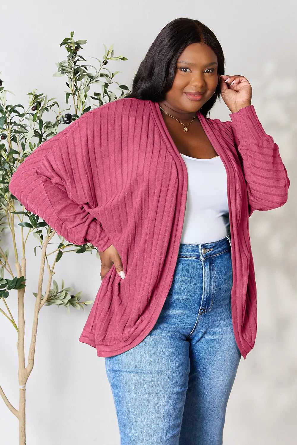 Ribbed Cocoon Cardigan – Cozy, Stylish & Effortless Layering
