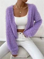 Open Front Long Sleeve Cardigan – Cozy Casual Layering Piece