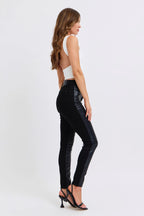 Judy Blue High Waist Black Faux Leather Pants – Sleek Skinny Fit
