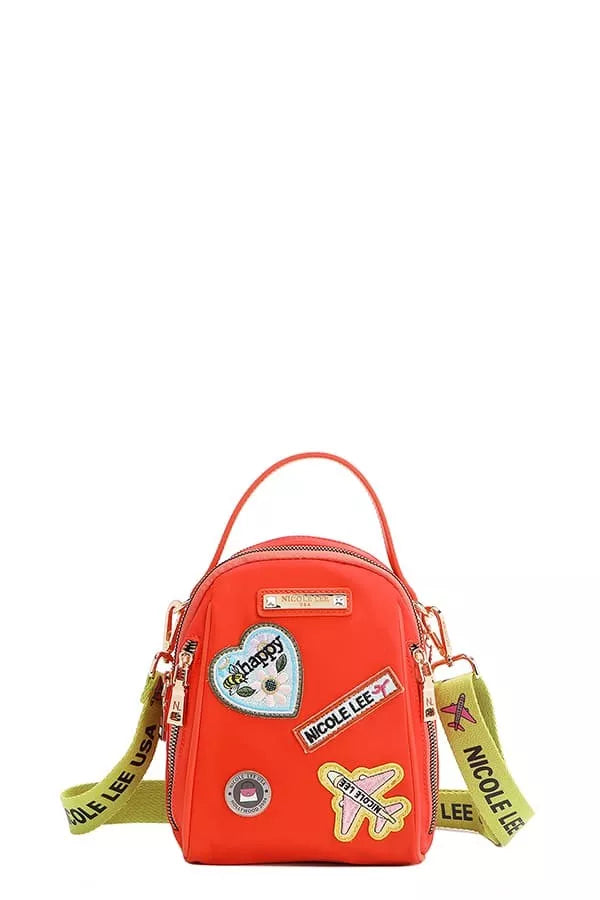 Embroidered Travel Patch Bag | Multi-Way Backpack, Crossbody & Handbag