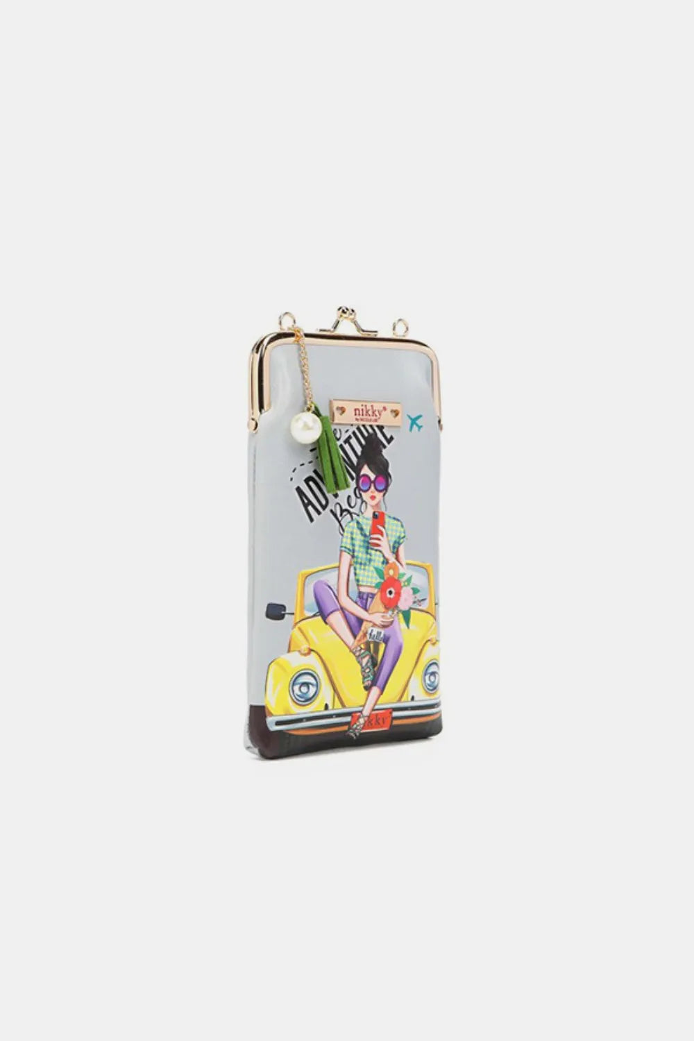 Nicole Lee Kiss‑Lock Coin & Sunglass Case – Chic, Compact & Versatile