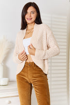 Open-Front Long-Sleeve Cardigan – Cozy, Versatile & Perfect for Layering