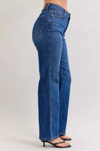 Judy Blue High Waist Tummy Control Straight Jeans – Flattering Fit