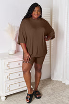 3/4 Sleeve Top & Shorts Set – Stylish, Comfy & Versatile
