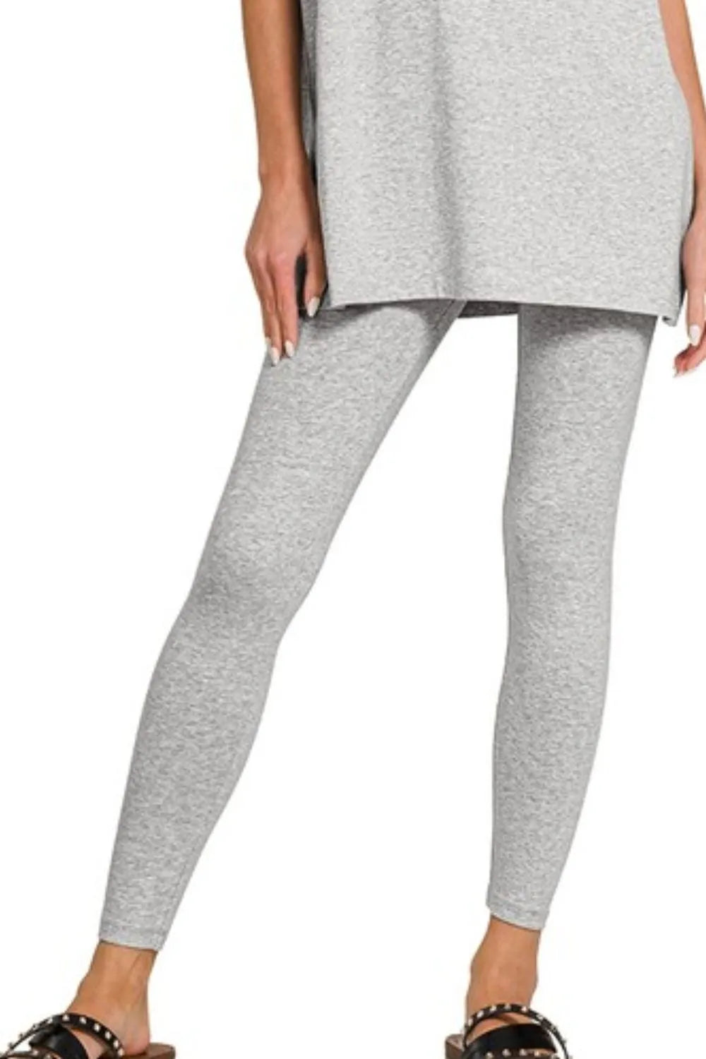 Oversized Tee & Leggings Set – Comfy, Stretchy & Everyday Ready