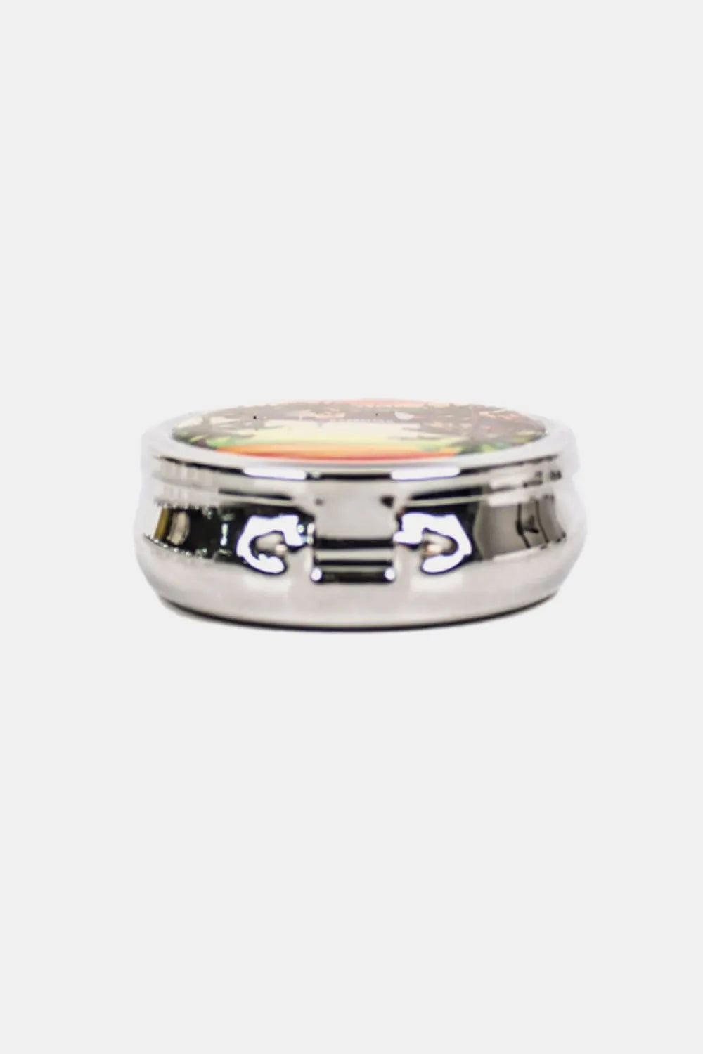 Nicole Lee Metallic Circular Pill Case – Chic, Compact & Organized
