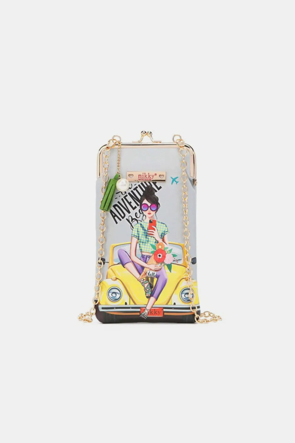 Nicole Lee Kiss‑Lock Coin & Sunglass Case – Chic, Compact & Versatile
