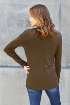 Round Neck Long Sleeve Top – Classic, Comfy & Versatile