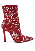 Rag Company Dunari Diamante Boots – Sparkling Microfiber Elegance