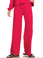 Zenana French Rib Pullover & Pants Set – Cozy Chic Lounge Wear