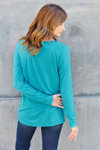 V-Neck Long Sleeve Top – Classic, Flattering & Versatile