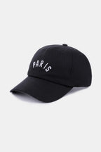 Embroidered City Baseball Cap – Trendy Adjustable Urban Style