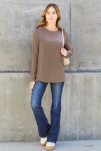 Round Neck Long Sleeve Top – Classic, Comfy & Versatile