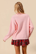 SO ME Merry Christmas Sweater – Festive Tinsel Lettering Holiday Style