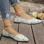 Dreamkue Point Toe Flat Slip-Ons – Chic Women’s Everyday Flats