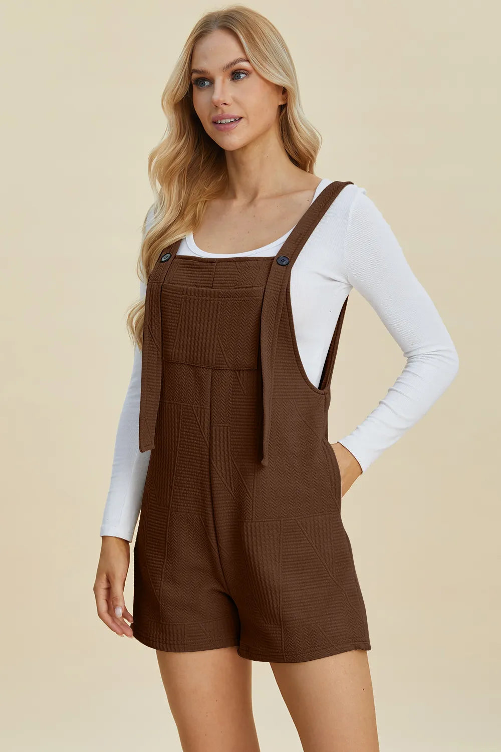 Textured Sleeveless Romper – Lightweight, Stylish & Summer-Ready