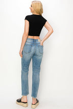 Artemis Vintage High Rise Mom Jeans – Stretchy Classic Denim Fit