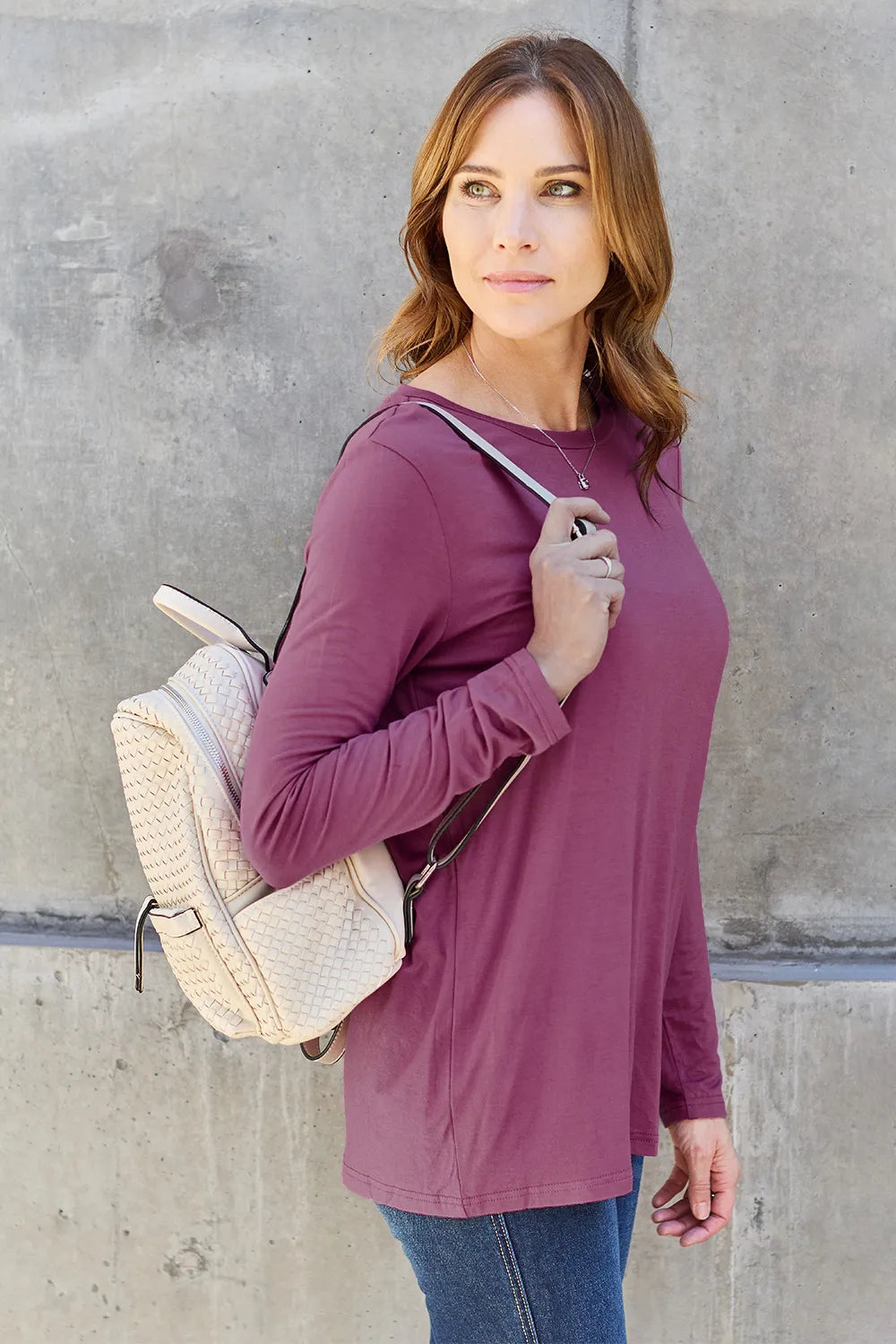 Round Neck Long Sleeve Top – Classic, Comfy & Versatile
