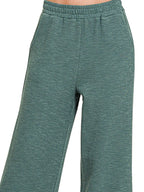 Zenana Cotton Slub Wide Leg Pants – Relaxed, Comfy & On-Trend Everyday Wear