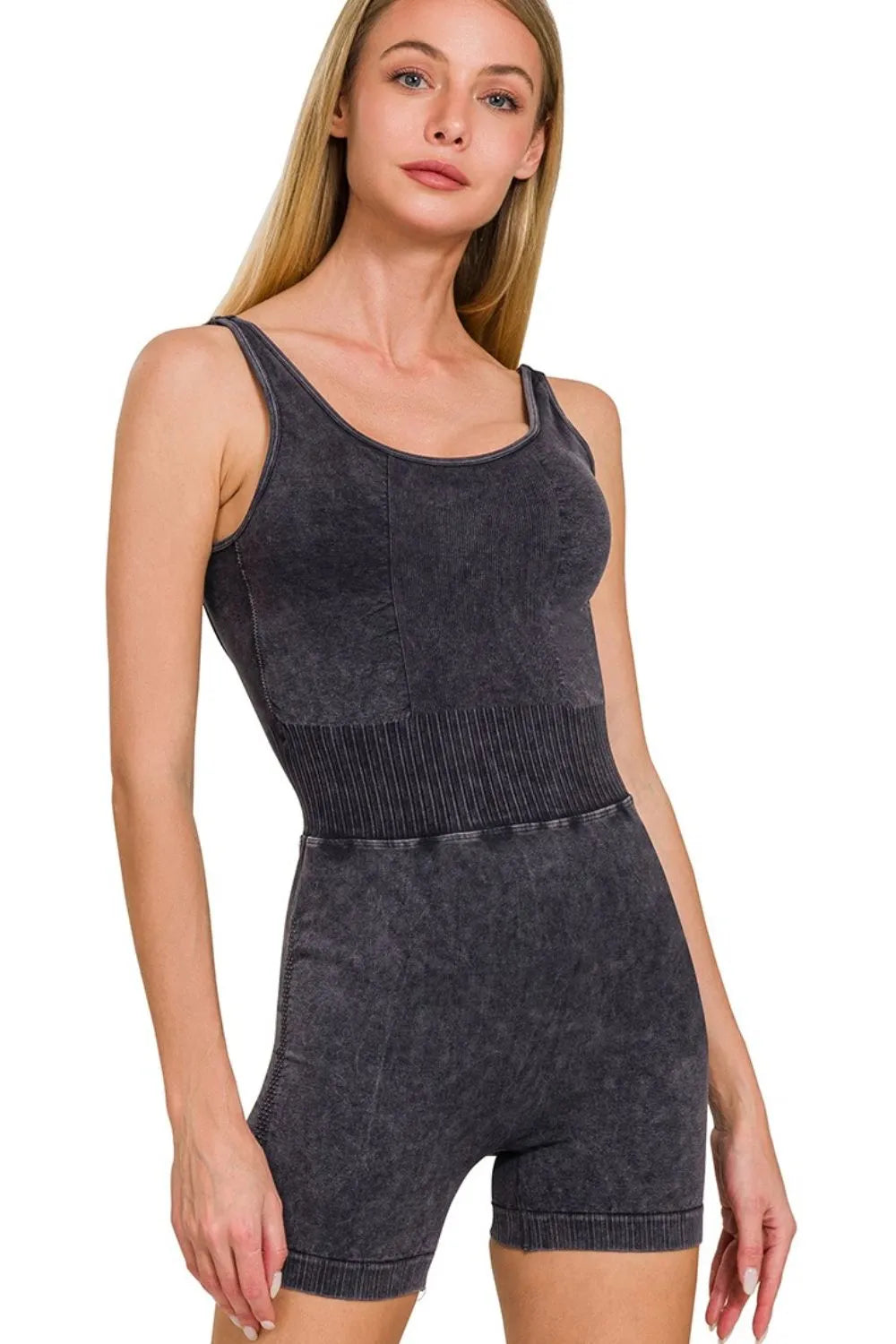 Sports Romper with Removable Bra Pad – Comfortable & Versatile