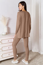 V-Neck Long Sleeve Lounge Set – Cozy, Stylish & Effortless