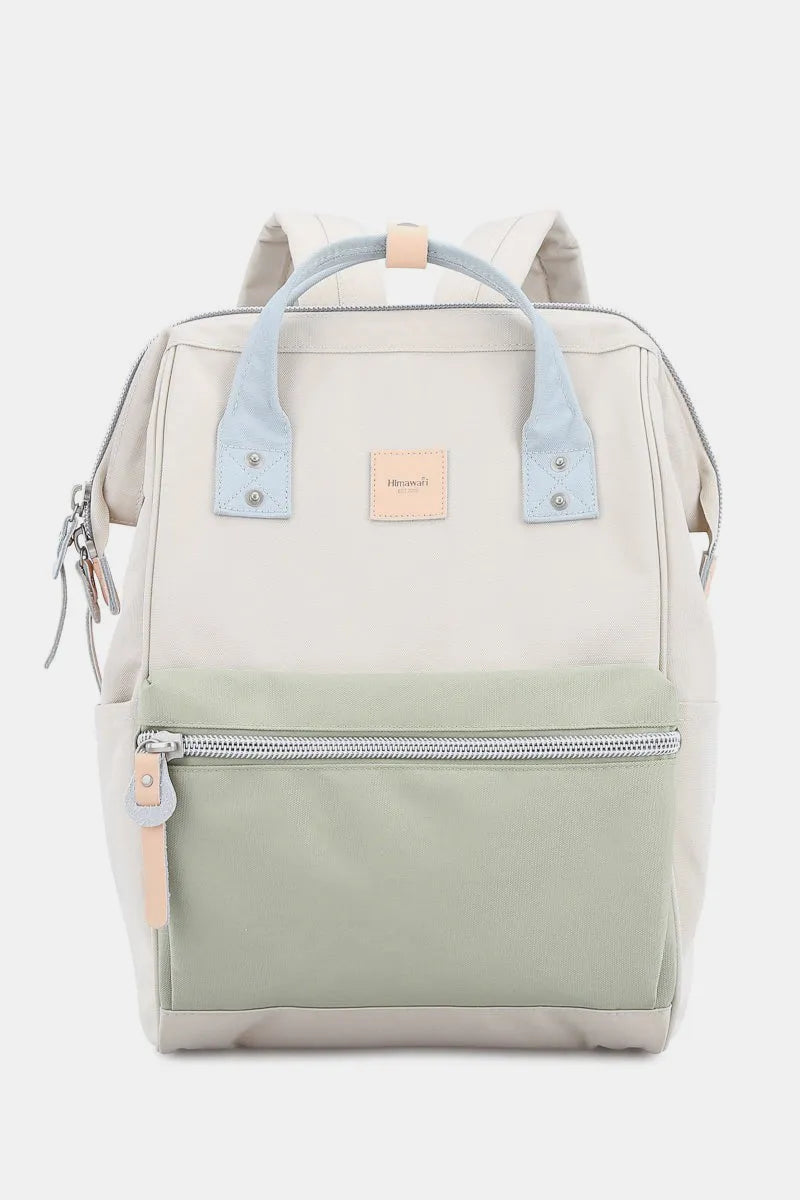 Water-Resistant Canvas Backpack with Side Pockets Adventure Ready