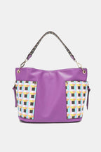 Nicole Lee 3-Piece Bag Set – Shoulder, Crossbody & Heart Coin Pouch