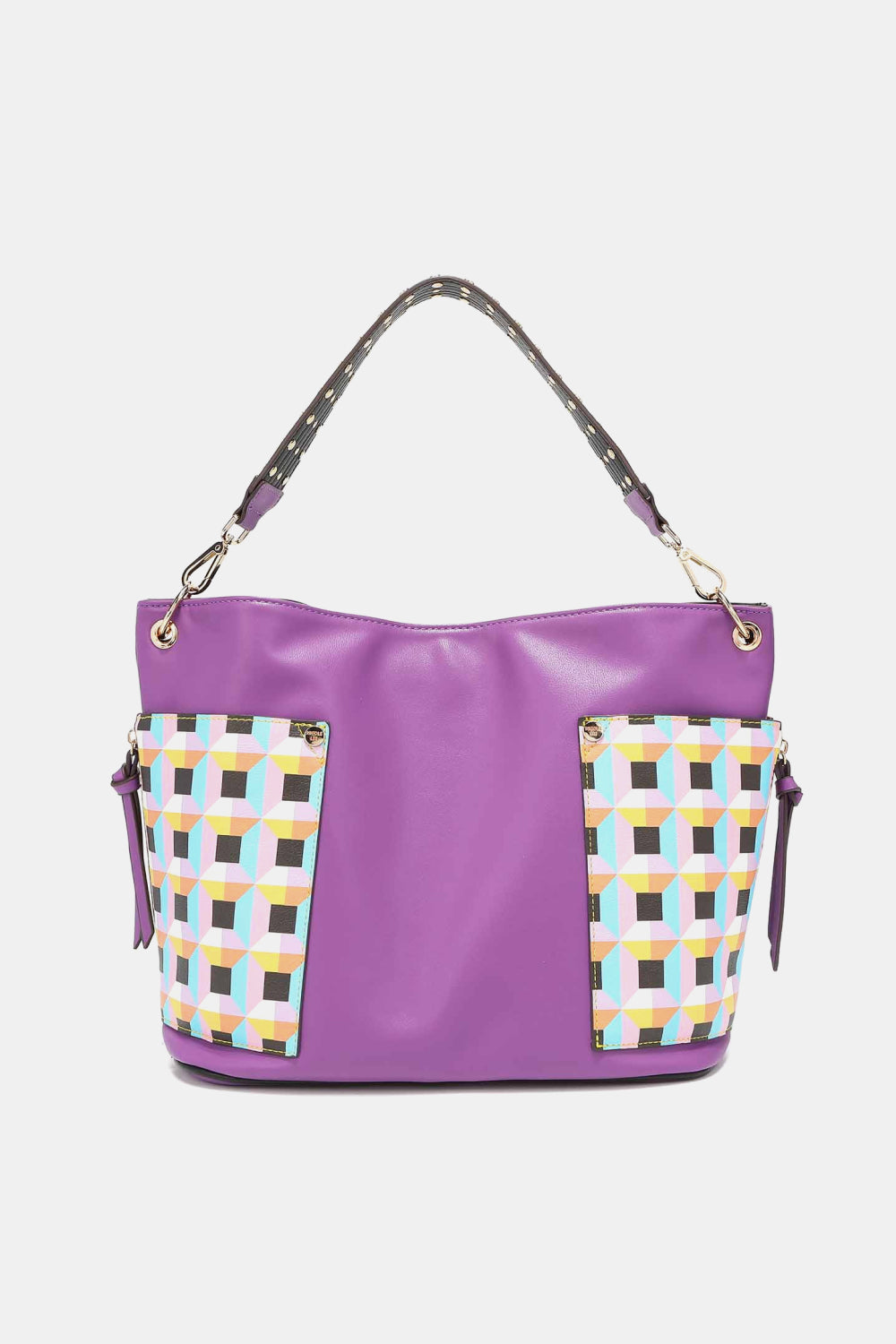 Nicole Lee 3-Piece Bag Set – Shoulder, Crossbody & Heart Coin Pouch