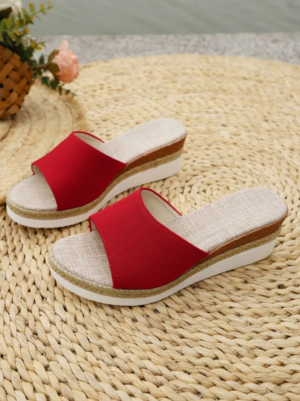 Open Toe Wedge Sandals
