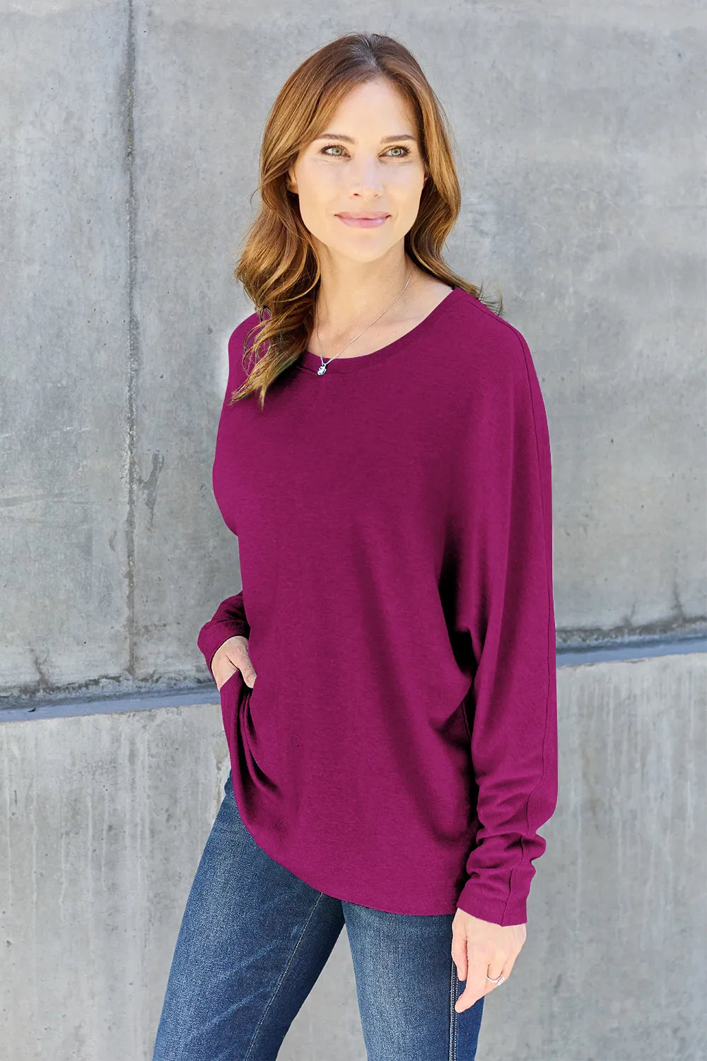 Classic Round Neck Long Sleeve T-Shirt – Everyday Essential