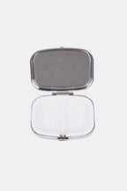 Nicole Lee Metallic Rectangular Pill Case – Chic & Secure Storage